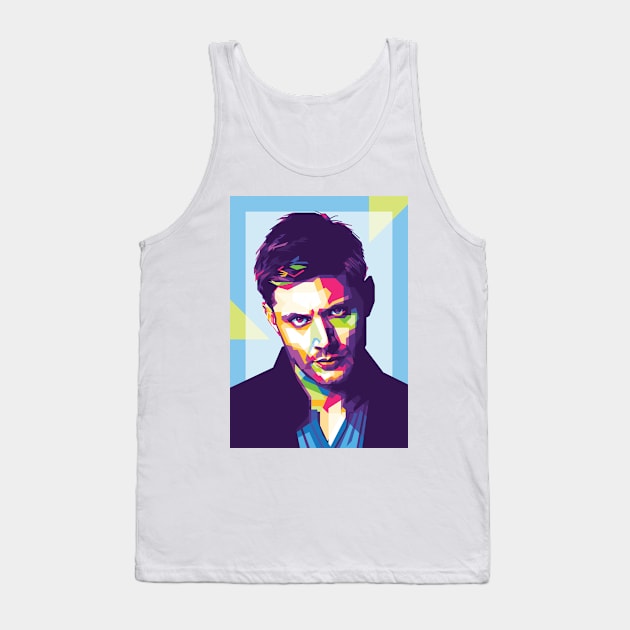 Jensen Ackles WPAP V1 Tank Top by can.beastar